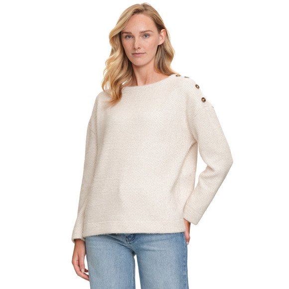 Damen Sweatshirt in Strick-Optik