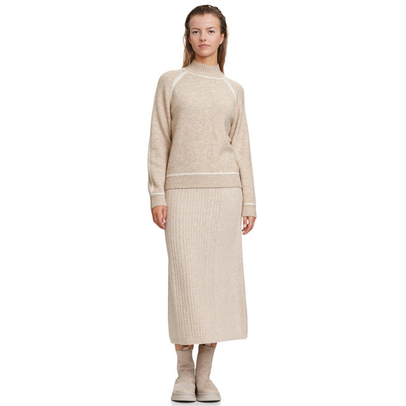 Gebreide damestrui met wolinhoud