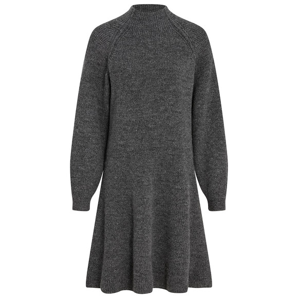 Damen Strickkleid mit Stehkragen