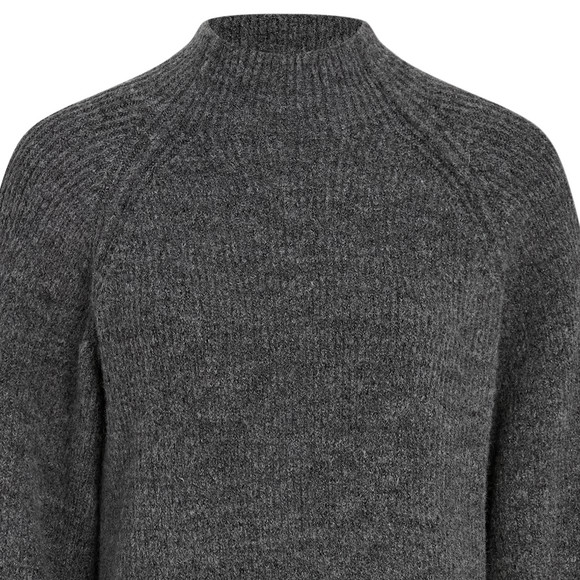 Damen Strickkleid mit Stehkragen