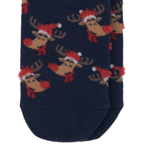 1 Paar Damen Weihnachtssocken mit Rentieren