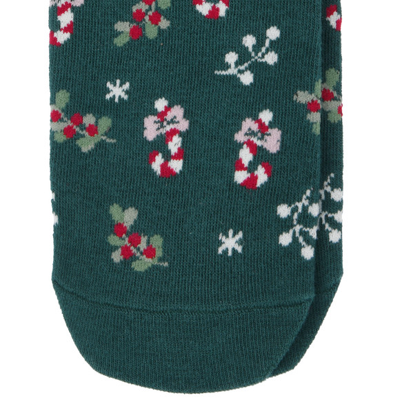 1 paar Kerstsokken Dames met all-over print