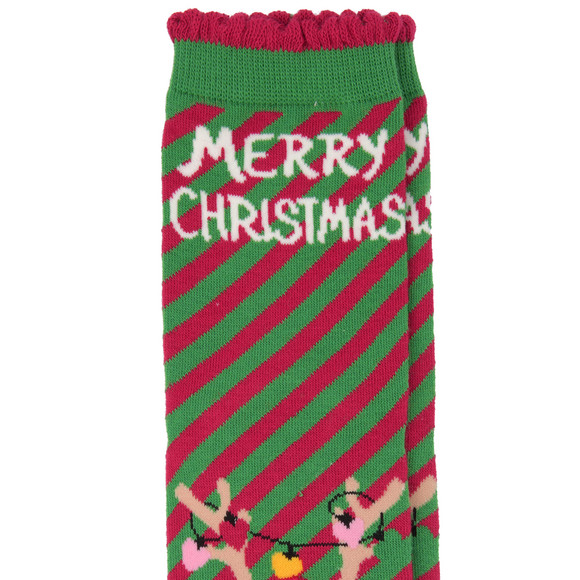 1 Paar Damen Weihnachtssocken flauschig