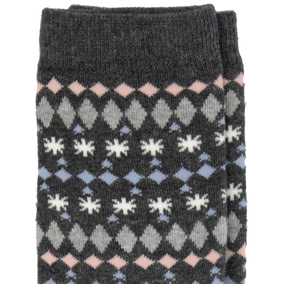 1 paar pluizige Kerstsokken voor Dames