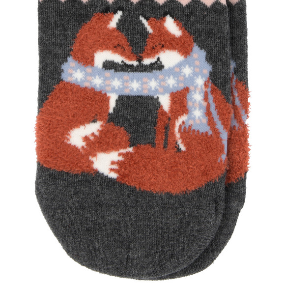 1 paar pluizige Kerstsokken voor Dames