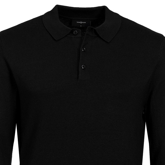 Gebreid poloshirt voor heren met viscose