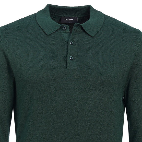 Gebreid poloshirt voor heren met viscose