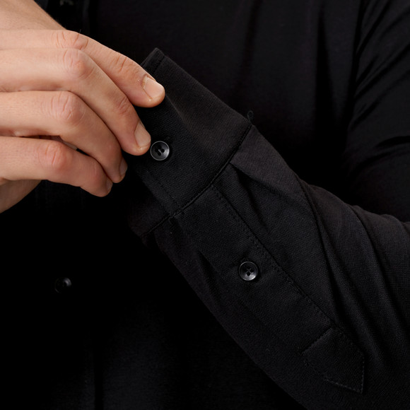 Herren Jersey-Hemd in Modern Fit