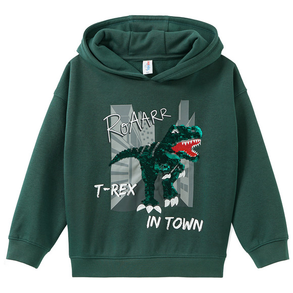 Jungen Hoodie mit Wendepailletten