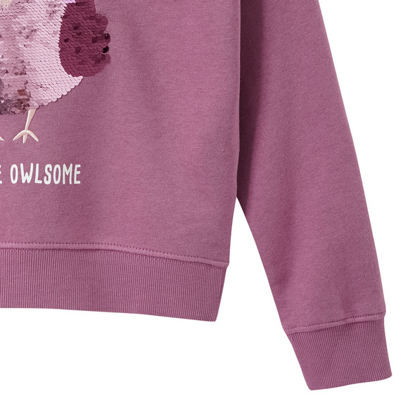 Mädchen Sweatshirt mit Wendepailletten