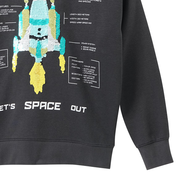 Jungen Hoodie mit Wendepailletten
