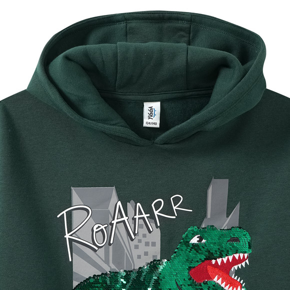 Jungen Hoodie mit Wendepailletten