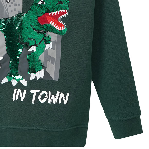 Jungen Hoodie mit Wendepailletten