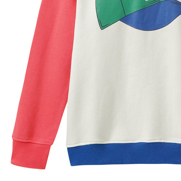 Jungen Hoodie mit Farbteilern