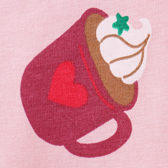 Meisjes' kerstpyjama met prints