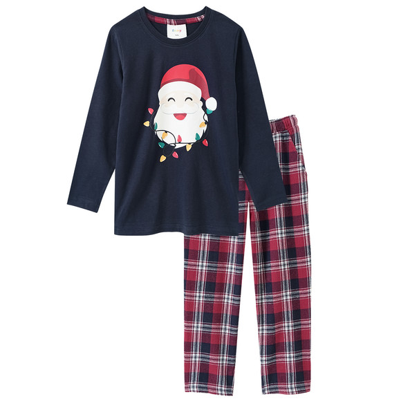 Kerstpyjama met print voor kinderen
