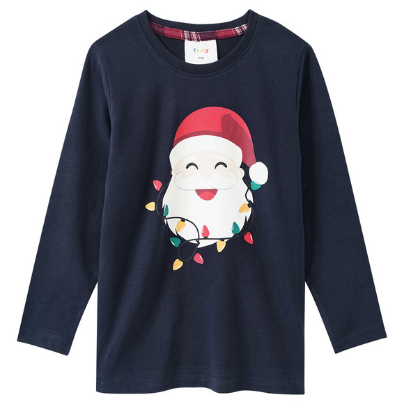 Kerstpyjama met print voor kinderen