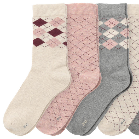 5 Paar Damen Socken mit Bio-Baumwolle