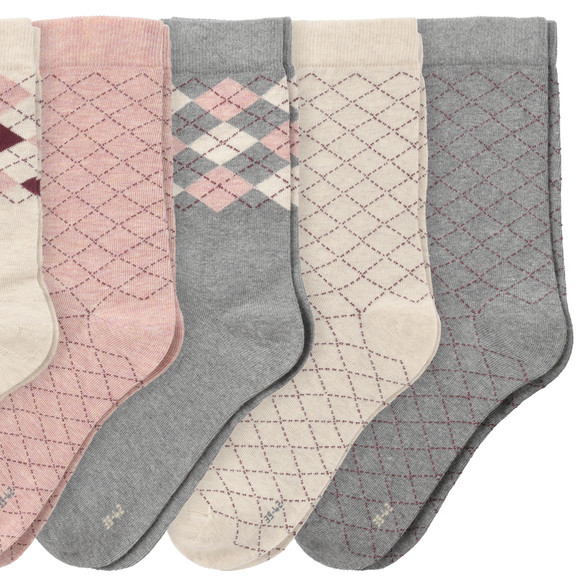 5 Paar Damen Socken mit Bio-Baumwolle