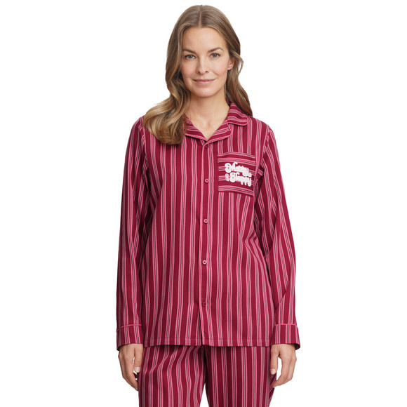Dames kerstpyjama met strepen