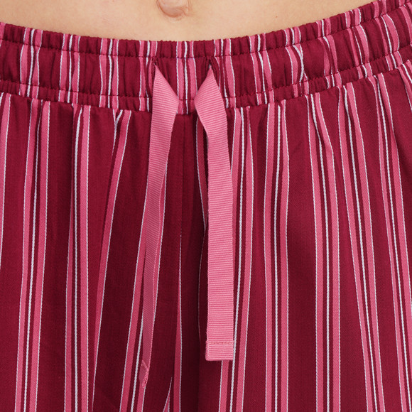 Dames kerstpyjama met strepen