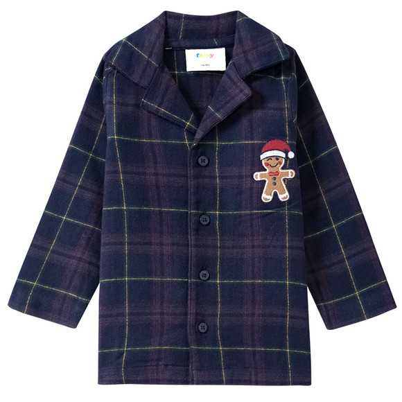 Baby Weihnachtsschlafanzug mit Stickerei