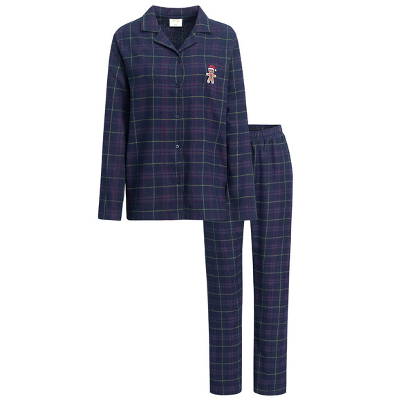 Kerstpyjama Dames met borduursel