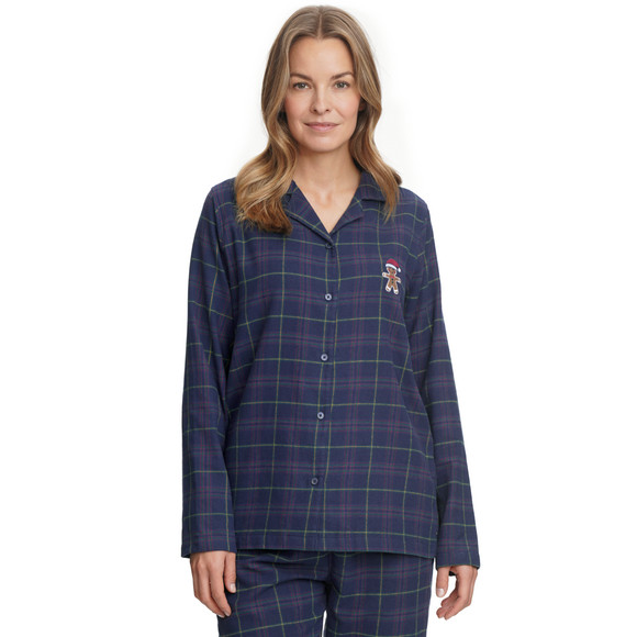 Kerstpyjama Dames met borduursel