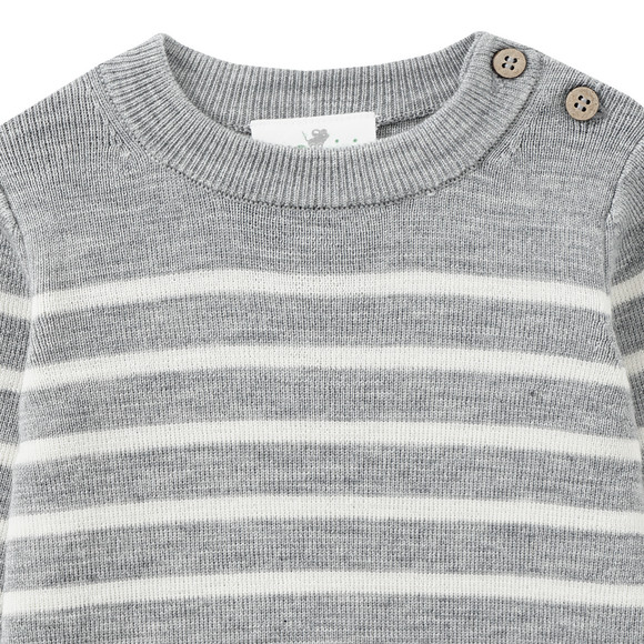 Geboorte wollen trui met strepen