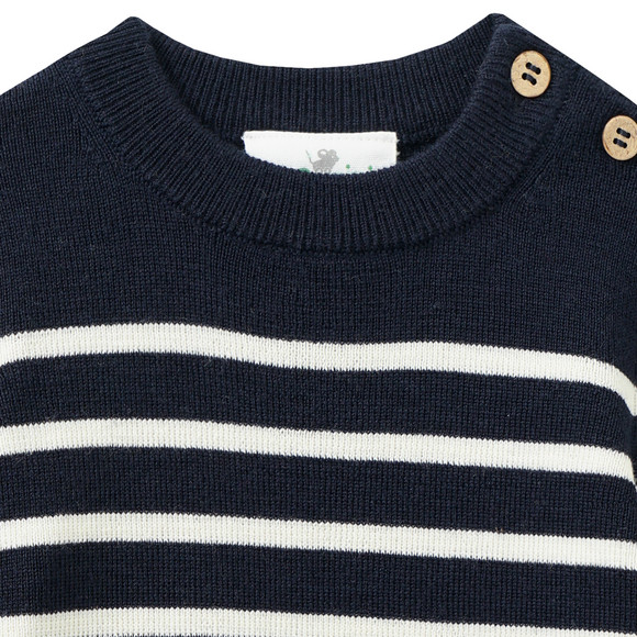 Geboorte wollen trui met strepen