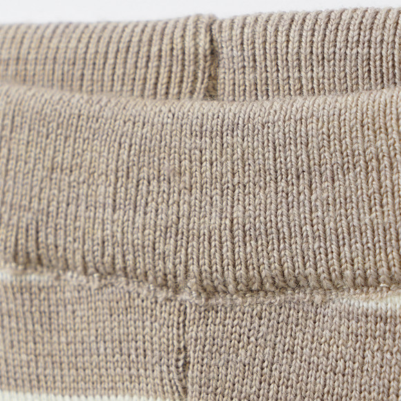 Geboorte wollen gebreide broek met strepen