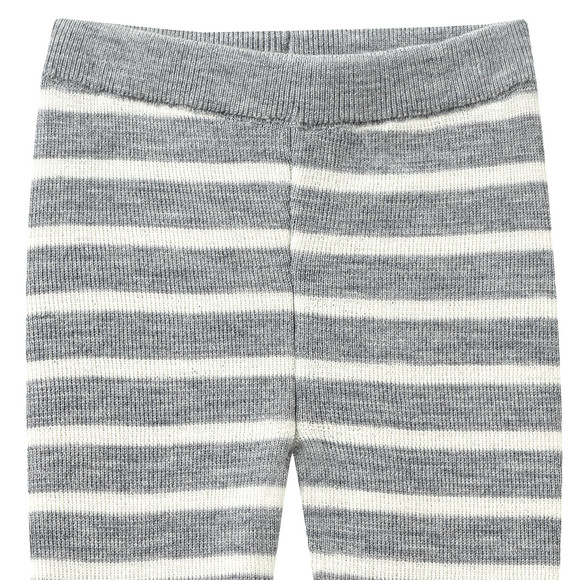 Geboorte wollen gebreide broek met strepen