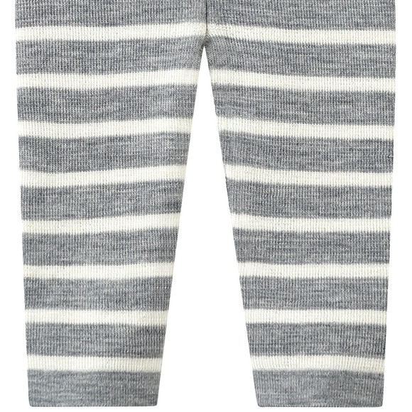 Geboorte wollen gebreide broek met strepen