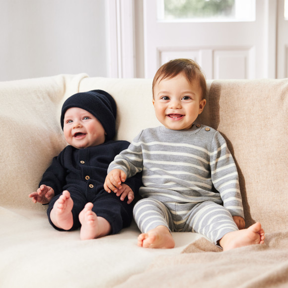 Effen wollen newborn overall