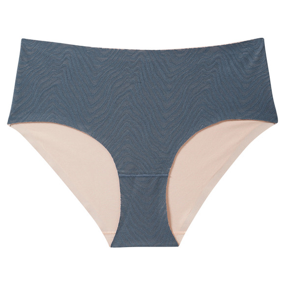 Damen Panty mit Strukturmuster dunkelblau