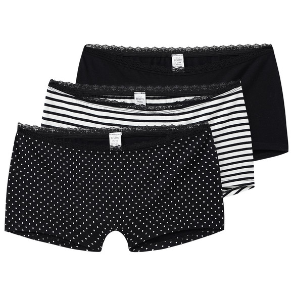 3 Dames Shorts met kant