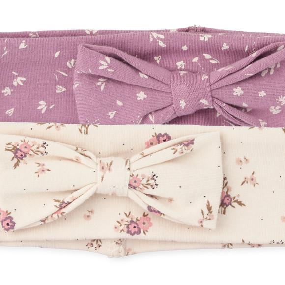 2 hoofdbanden met strikapplicatie voor baby's