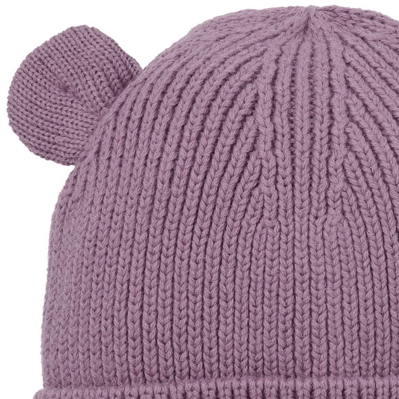 Gebreide babymuts met oren