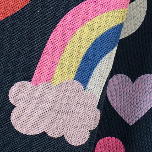 Mädchen Hoodie mit Allover-Print