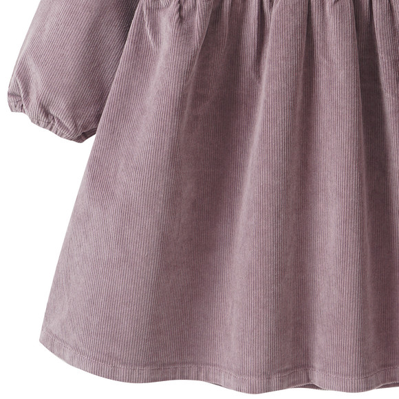Mädchen Cordkleid mit Bubikragen