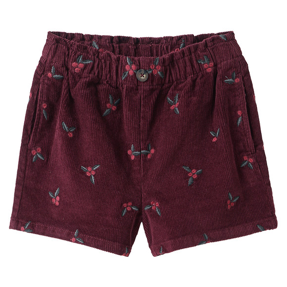 Mädchen Cordshorts mit Stickerei