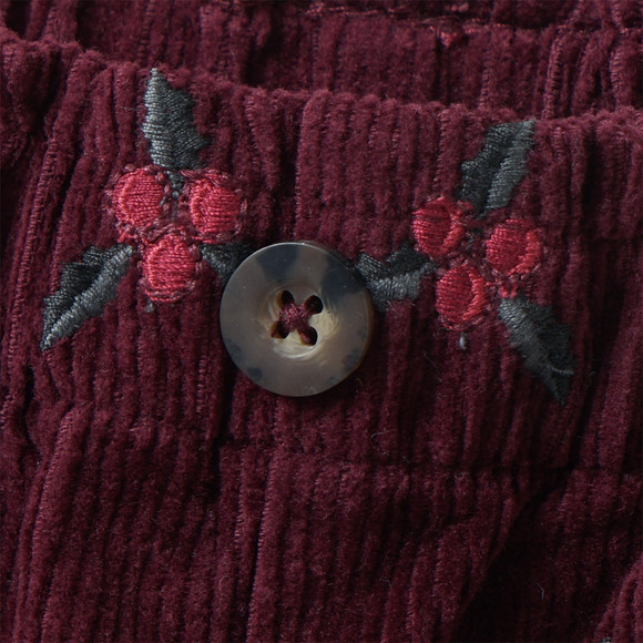 Mädchen Cordshorts mit Stickerei