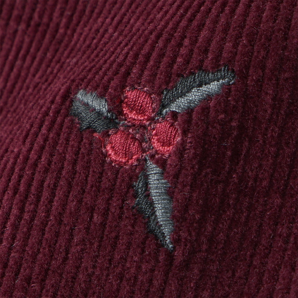 Mädchen Cordkleid mit Stickerei