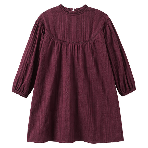 Meisjes jurk met ballonmouwen