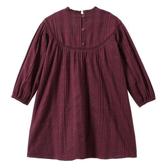 Meisjes jurk met ballonmouwen