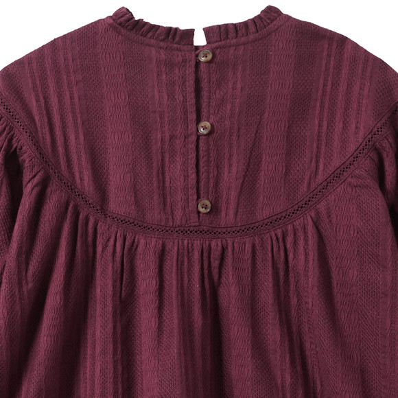 Meisjes jurk met ballonmouwen