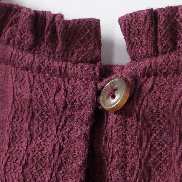 Meisjes jurk met ballonmouwen