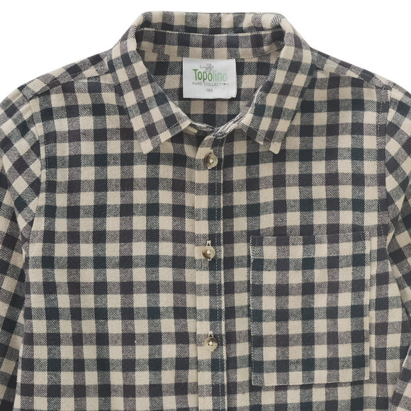 Jungen Flanellhemd mit Karo-Muster