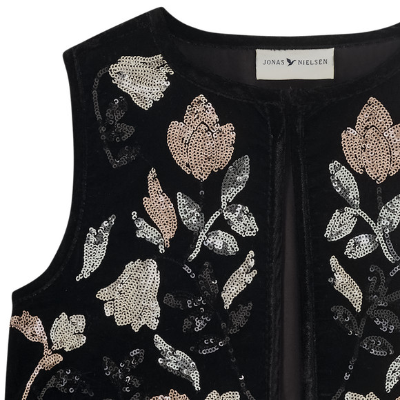 Gilets voor meisjes met omkeerbare pailletten