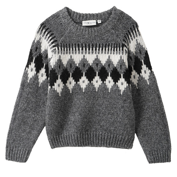 Kinder Strickpullover mit Muster